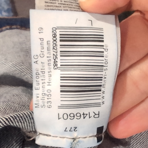 Mavi Jeans Denim Jean Jacket Geometric - Picture 7 of 8